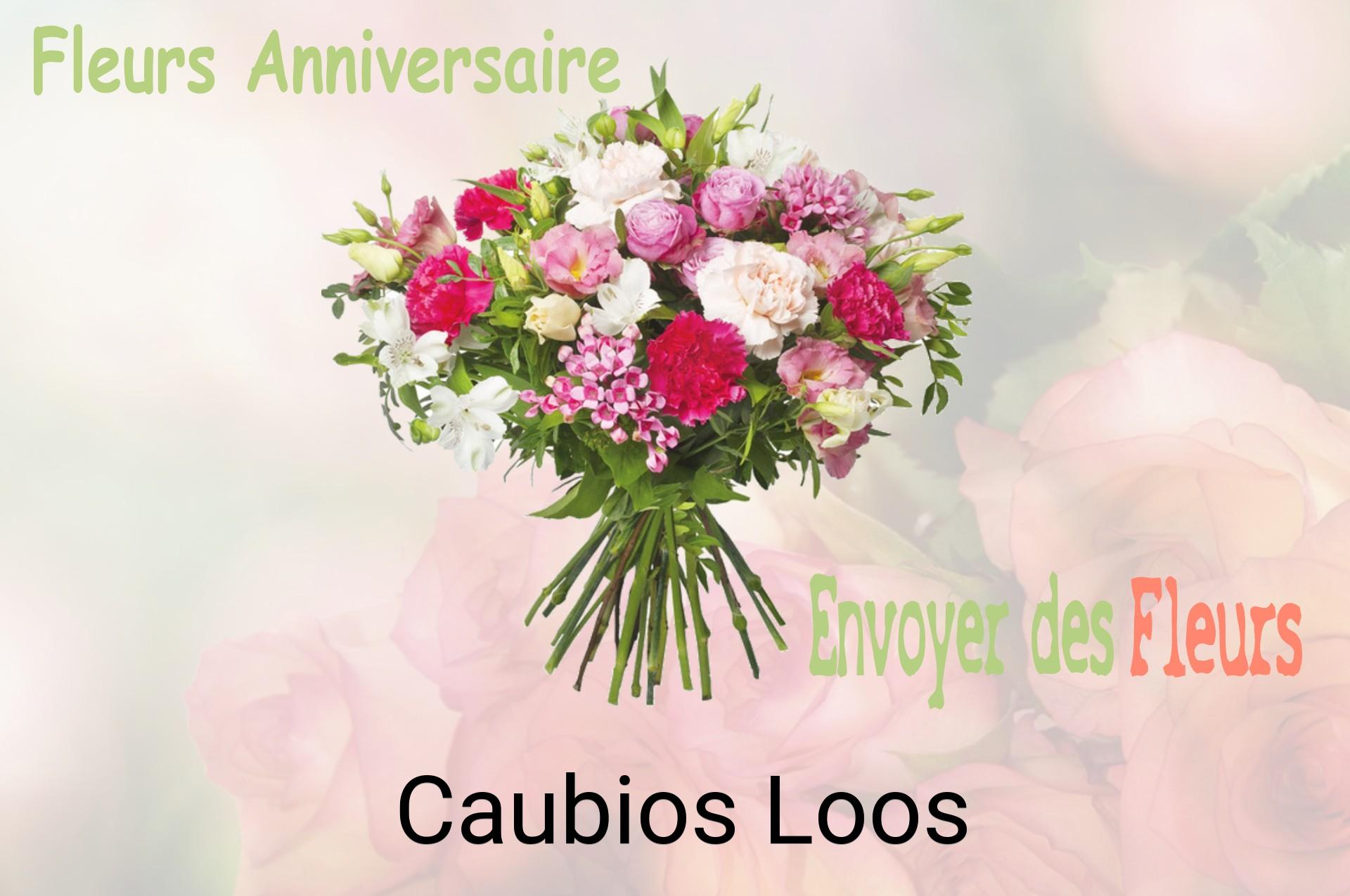Bouquet de fleurs d’anniversaire livré à Caubios-Loos