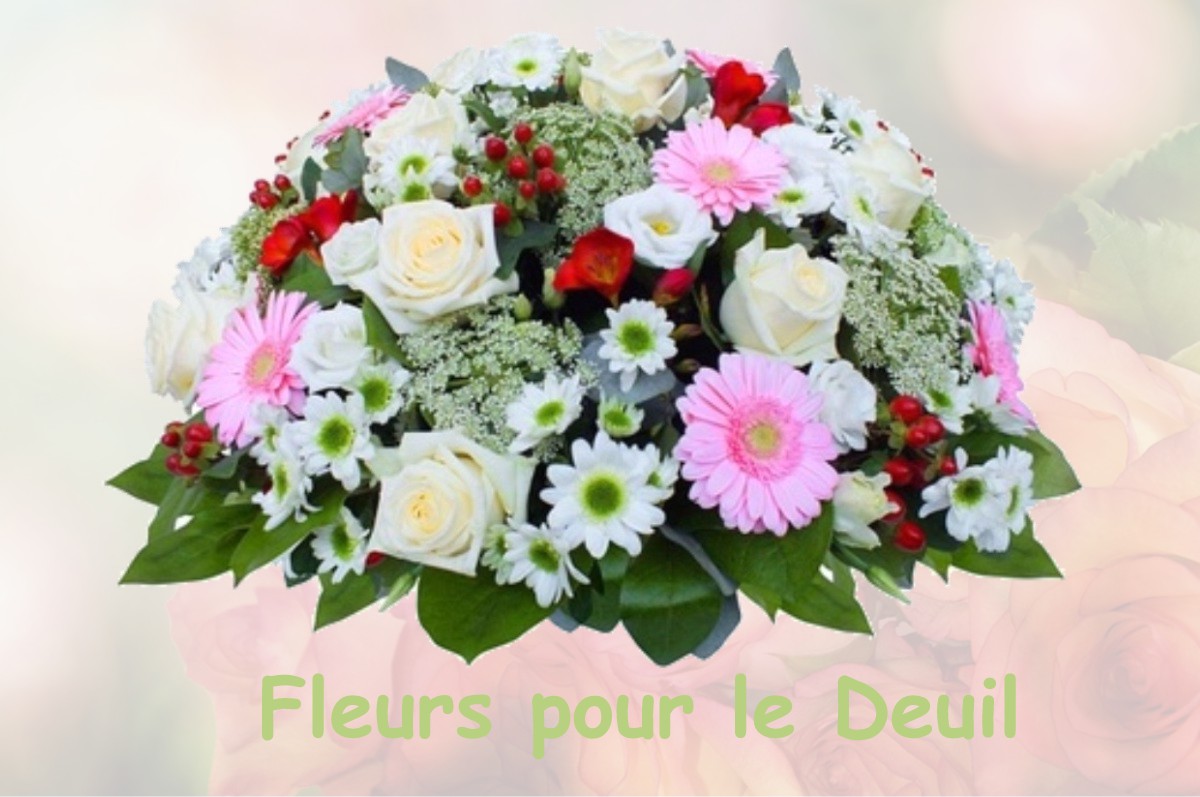fleurs deuil CAUBIOS-LOOS